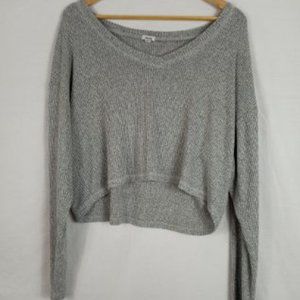 Garage Cropped Lightweight Knit Top